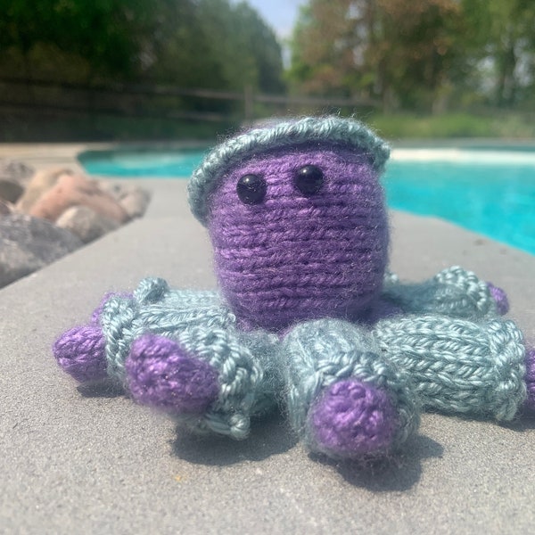 Knit Octopus With Legwarmers and Headband