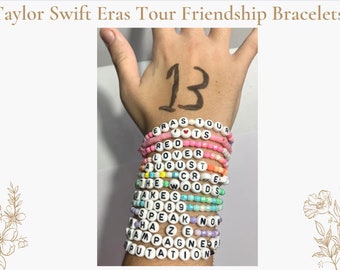 Taylor Swift Eras Tour Beaded Friendship Bracelets
