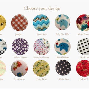 Covered Button Hair Ties image 4