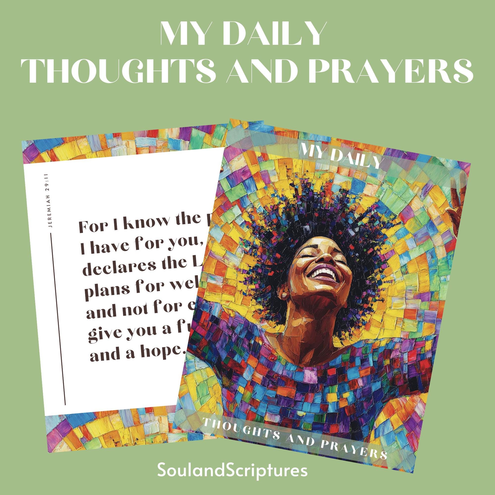 store product block My Daily Thoughts and Prayers Devotional Journal poster