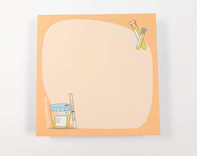 Cute Urinalysis Sticky Notes | Medical Laboratory Stationary Sticky ...