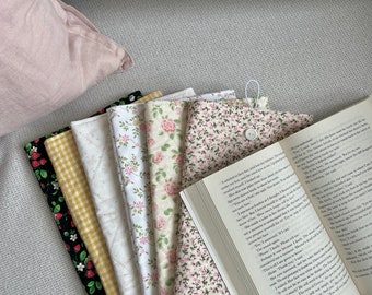 Book Sleeve - Handmade, Quilted, Cute Book Cover, Gift