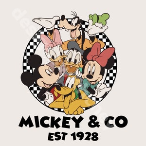 Mickey & Co EST PNG Digital File