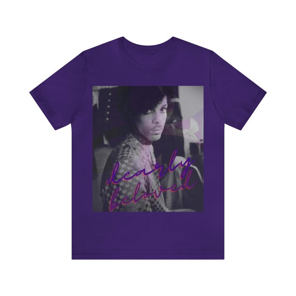 Titre : Prince - T-shirt classique bien-aimé T-shirt à manches courtes en jersey unisexe