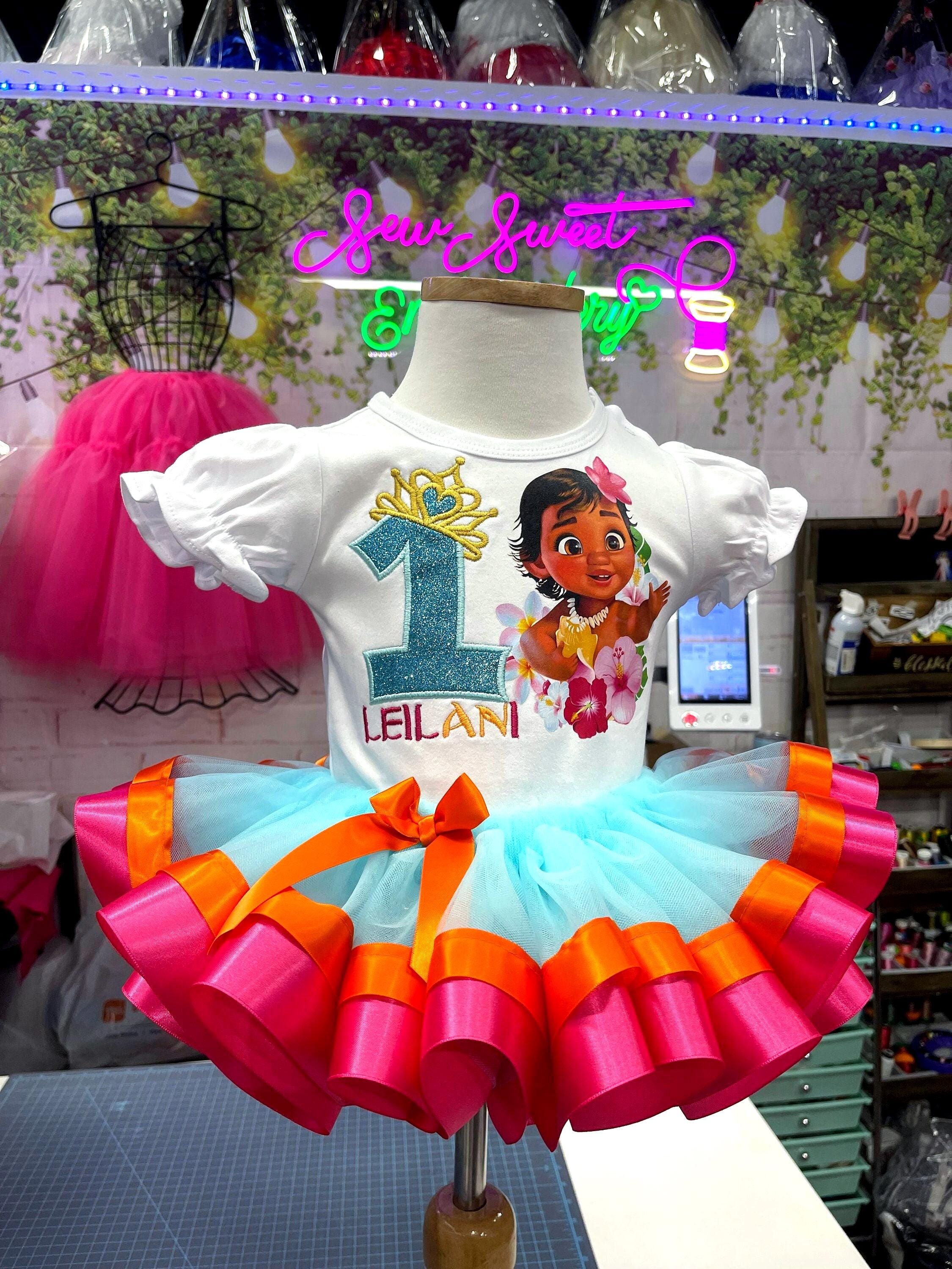 Personalisiertes Baby Moana Tutu Set