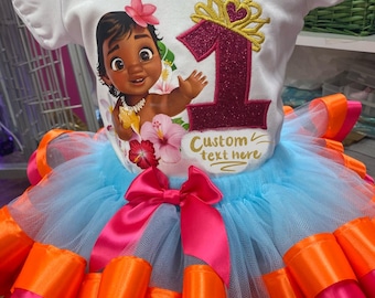 Moana Tutu Set / Moana / Birthday / Moana Tutu Birthday girl