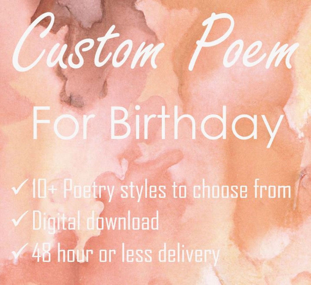custom-poem-for-a-birthday-poetry-written-to-order-etsy