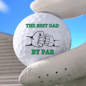 The Best Dad by Par, Fathers Day Golf Gift, Golf Ball for Dad, Gift for Dad, Gift for Fathers Day, Pregnancy Reveal to Dad, We&#39;re Expecting