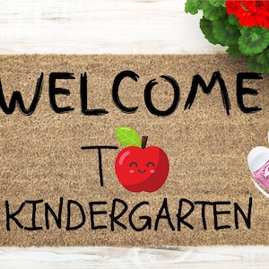 Customized Welcome Mat for Classroom, Customized Classroom Decor, Back to School Gift, Teacher Gifts, Decor for Teacher