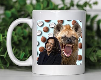 Cackling Kamala Harris Mug, Coconut Tree Kamala, Cackling Kamala Mug, Laughing Kamala, Donald Trump Merch, I Stand with Trump, Election 2024