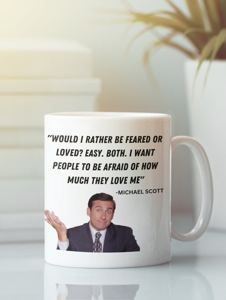 The Office Mug Michael Scott Mug Michael Scott Quote On Coffee Cup Quote From The Office Funny Coffee Mug Gift For Co Worker Gift For Him