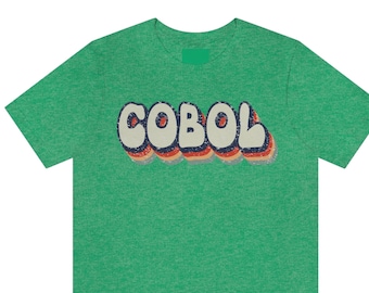 cobol tshirt, old programming languages, software developer tshirt, programmer gift, engineer tee, computer shirt, programmer shirt