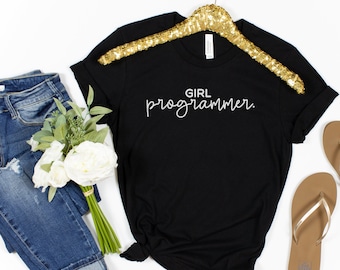 Code Like A Girl Shirt, Coder T-Shirt, Programming TShirt, Funny Software Engineer T-shirt, Female Developer, Gift for Programmer, Coder