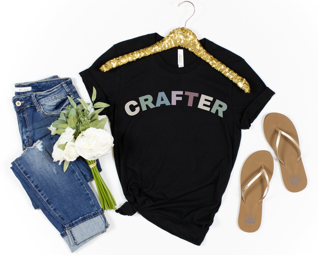 Crafter Tshirt, Crafting Tee, Funny Craft Shirt, Womens Gift, I Love ...