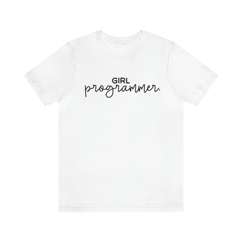 Maglietta Code Like A Girl, T-shirt da programmatore, T-shirt da programmatore, T-shirt divertente da ingegnere informatico, sviluppatrice donna, regalo per programmatore, programmatore immagine 5