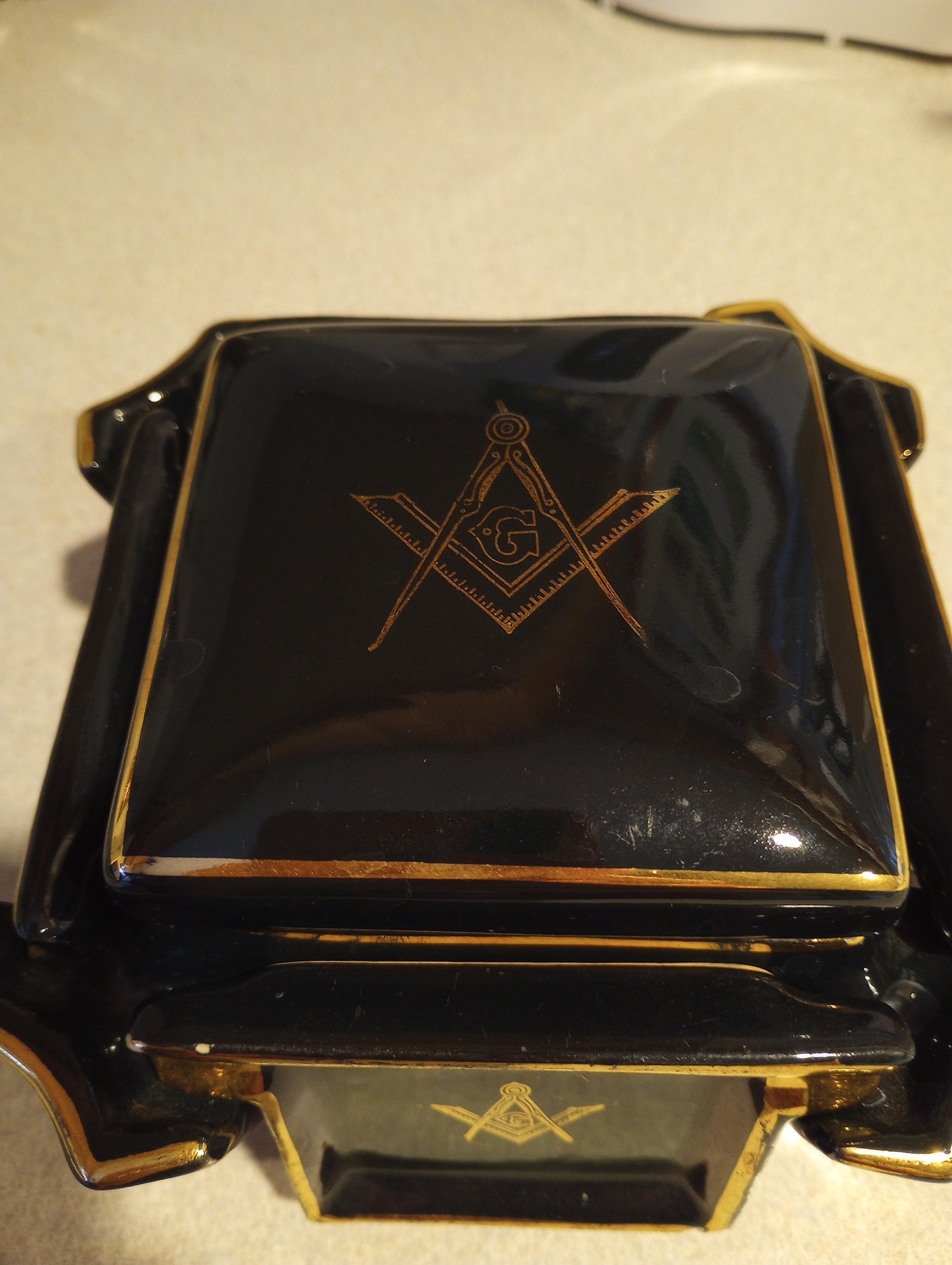 masonic cigarette case Masonic Silver Cigarette Case English Hallmarked Case 1928