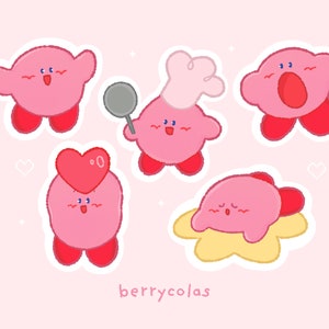 Süße Kirby Sticker | Süßer Kirby Sticker