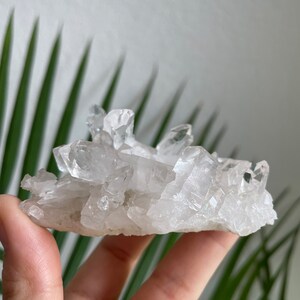 Clear Quartz Crystal Cluster I Raw Clear Quartz Cluster I Raw Quartz Crystal Cluster