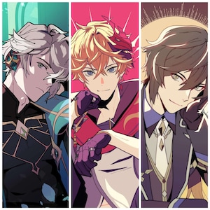 Childe, Alhaitham & Zhongli Print