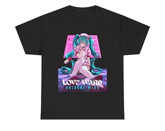 Love Ward Miku shirt (black, white, navy, pink & ourple)