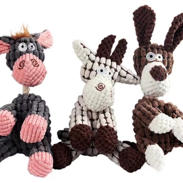 Donkey Squeaky Dog Toy