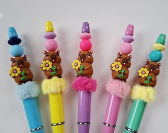 Capybara Silicone Pen | Teacher Appreciation, Birthday Party Favor Gift