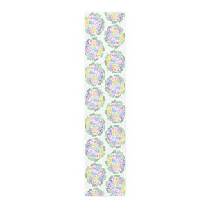 Passover Floral Table Runner, Cotton/Poly Blend, Passover Dining Decor, Pesach Table Decor, Holiday Table Linens, Jewish Holiday Gift