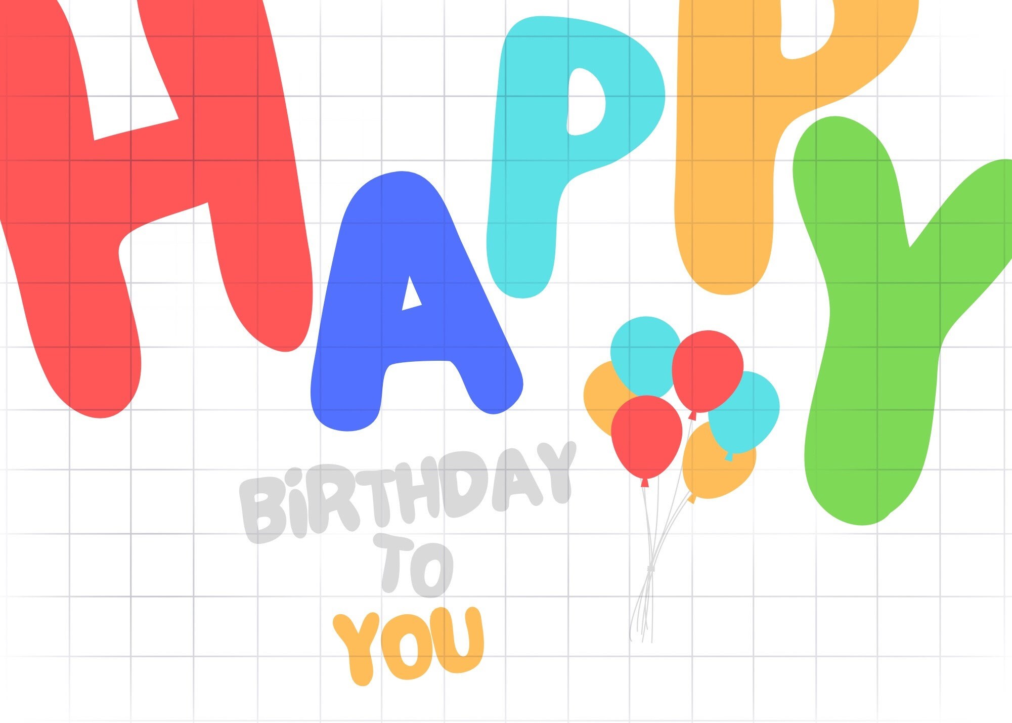 Happy Birthday Card Download Etsy