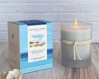 A Beach Day on Assateague Island - Sea Breeze, Gardenia, Warm Sand Luxury Candle