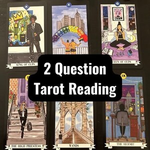 Tarot Card Reading, Intuitive Reading, Psychic Reading, Love Tarot, Career Tarot, General Tarot, 2 Question Reading