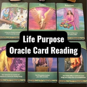 Life Purpose Oracle Reading, Intuitive Oracle Card Reading, Tarot Reading, Angel Card Reading, Career Reading, 2 Question Reading
