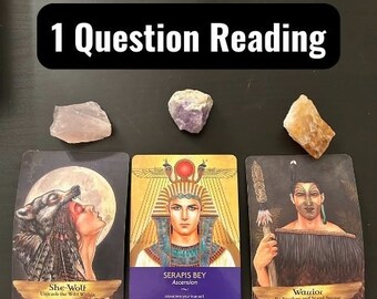 General Oracle Card Reading, Tarot Card Reading, 1 Question Reading