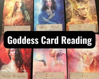 Goddess Card Reading, Oracle Card Reading, Tarot Card Reading, Self Love Reading, Empowerment, 2 Question Reading