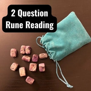 Runes Reading, Runes Divination, Runes Reading, 2 Questions
