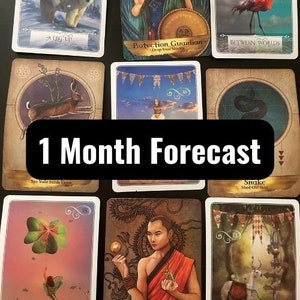 Pronóstico de 1 mes, lectura intuitiva de tarjetas de Oracle, lectura de tarjetas de Oracle, lectura intuitiva, lectura de tarot