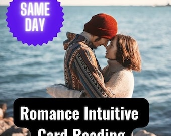 SAME DAY Romance Reading, Love Reading, Soulmate Twin Flame Reading, Intuitive Oracle Card Reading, Intuitive Tarot Card Reading, 2 Question