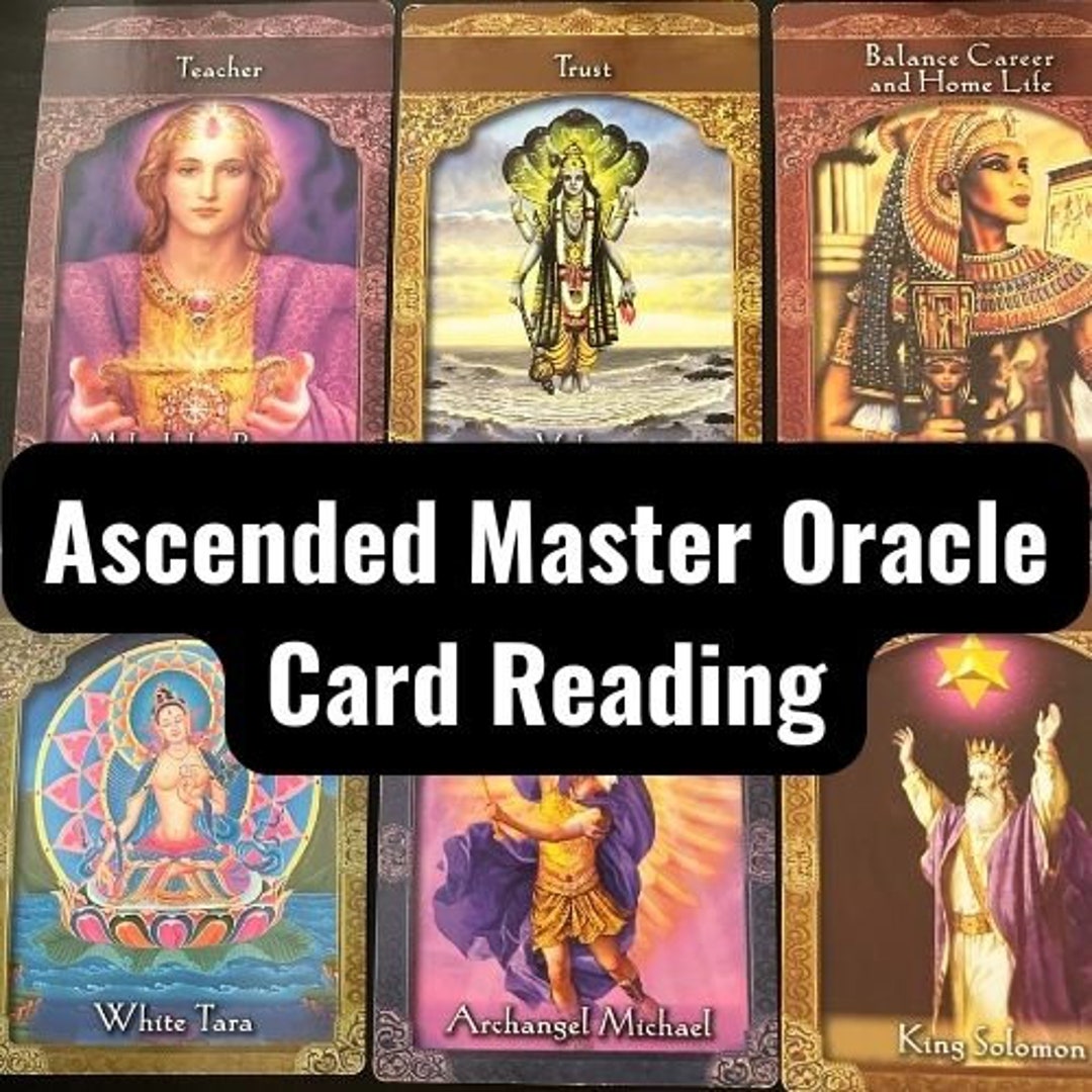 ASCENDED MASTERS ORACLE CARD アセンデッドマスターオラクル