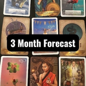 Pronóstico de 3 meses, lectura intuitiva de tarjetas de Oracle, lectura de tarjetas de Oracle, lectura intuitiva, lectura de tarot
