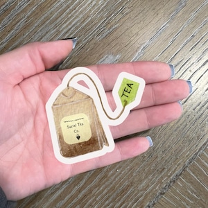 Suriel Tea Co Sticker l Bookish Sticker l Stamp Sticker l Book Sticker l Fantasy Sticker