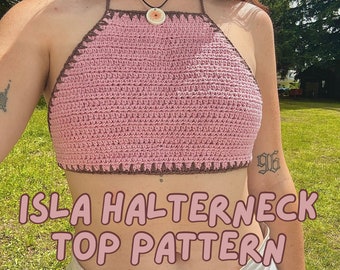 isla Neckholder Boho Sommer Festival Häkelanleitung PDF downloadbar