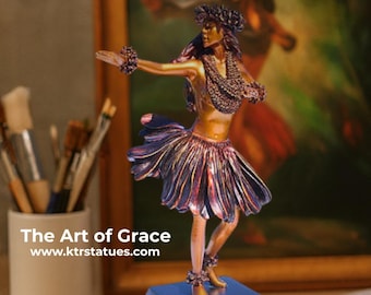 Kim Taylor Reece Cold Cast Resin Statue Pohakea “dawn's Light