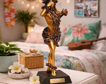 Pohakea Hula Dancer Over the Rainbow - Kim Taylor Reece Statue