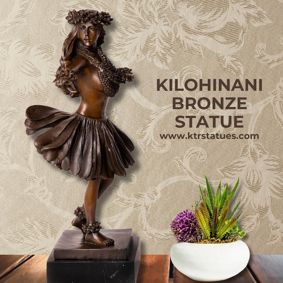 Kim Taylor Reece Bronze Statue Kilohinani “heavenly Gaze