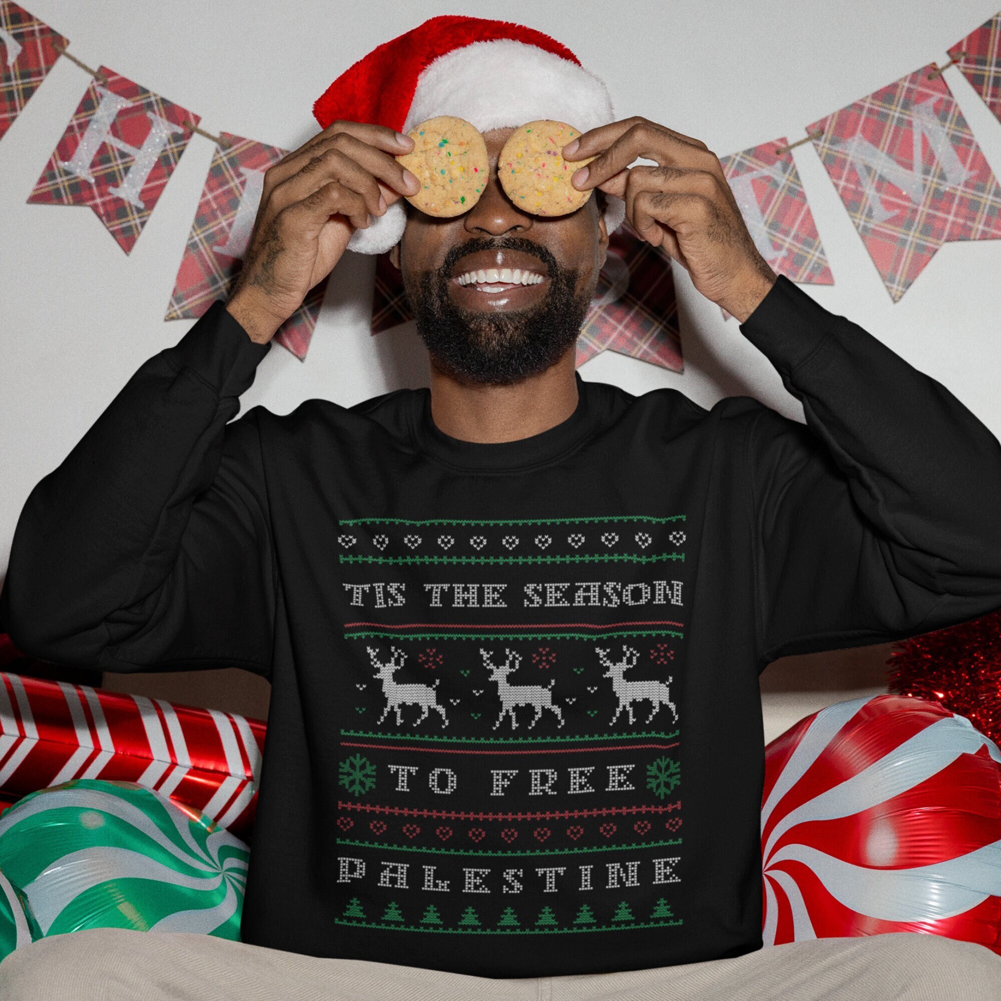 Political top christmas sweaters