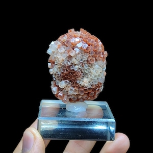 Multicolored Aragonite – Perfect Condition – Timhdit, Ifrane Province, Morocco – 5,5x4x3,5 cm – 84g – Collector’s Mineral Specimen