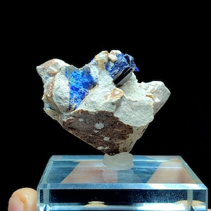 Azurite Crystal from Kerrouchen, Khenifra, Morocco | Natural 40g Specimen (4.5x2,5x3 cm)