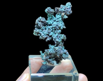 Rame nativo dalla miniera di Oumjrane, Marocco / 6,5x4x3 cm / 51 g / Raro esemplare di cristallo metallico / Minerale di rame naturale