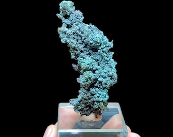 Rame nativo dalla miniera di Oumjrane, Marocco / 9x3x3 cm / 87 g / Raro esemplare di cristallo metallico / Autentico minerale marocchino