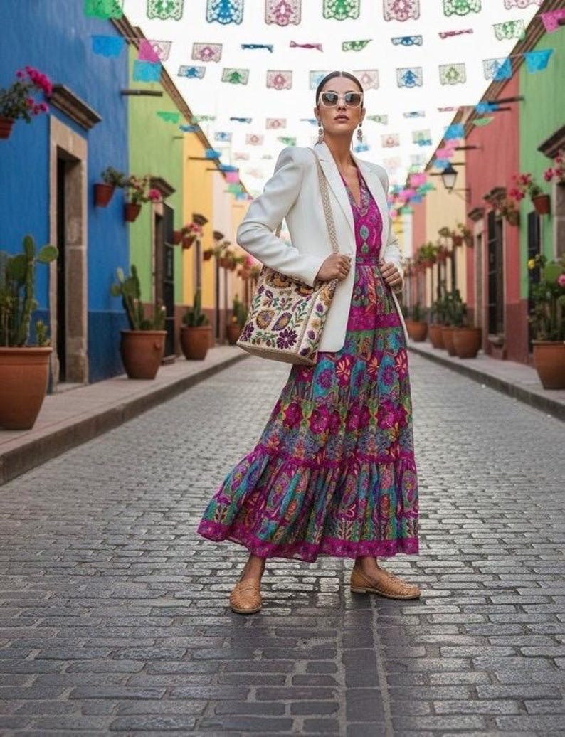 Mexikanska Huarache-sandaler - Boho- Hippie - Vintage - Mexikanska - Läder - Skor - Handgjorda - Present till henne - present till mamma - Black Friday-erbjudande bild 5