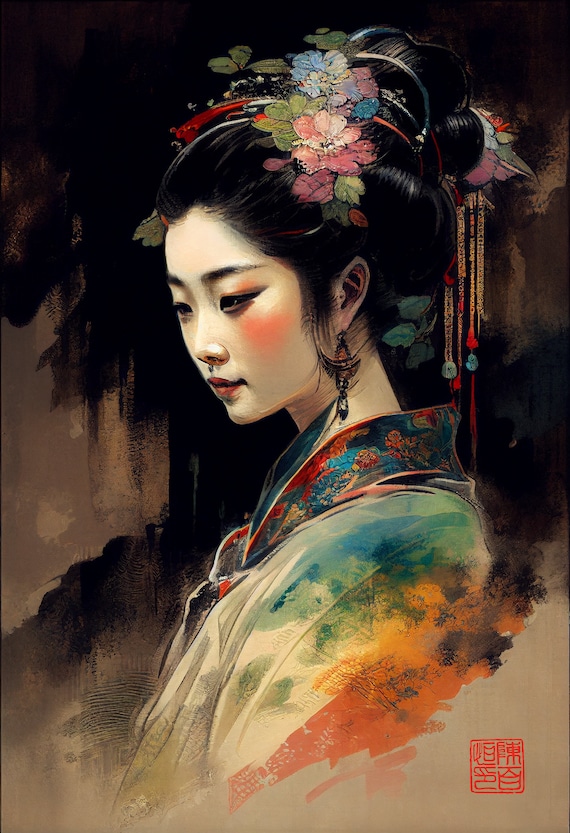 Chinese art painting discount